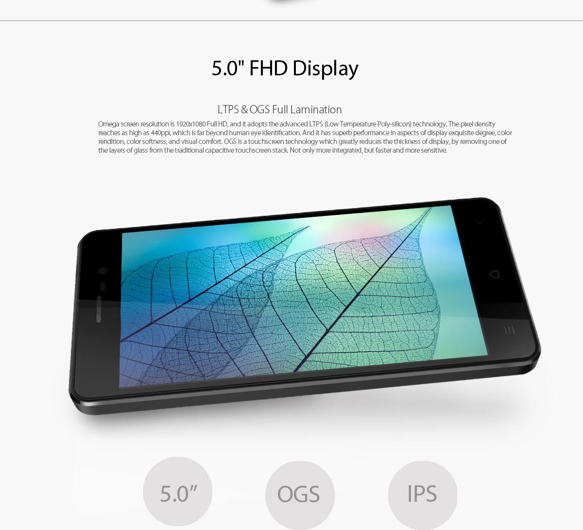 blackview omega with full HD Экран